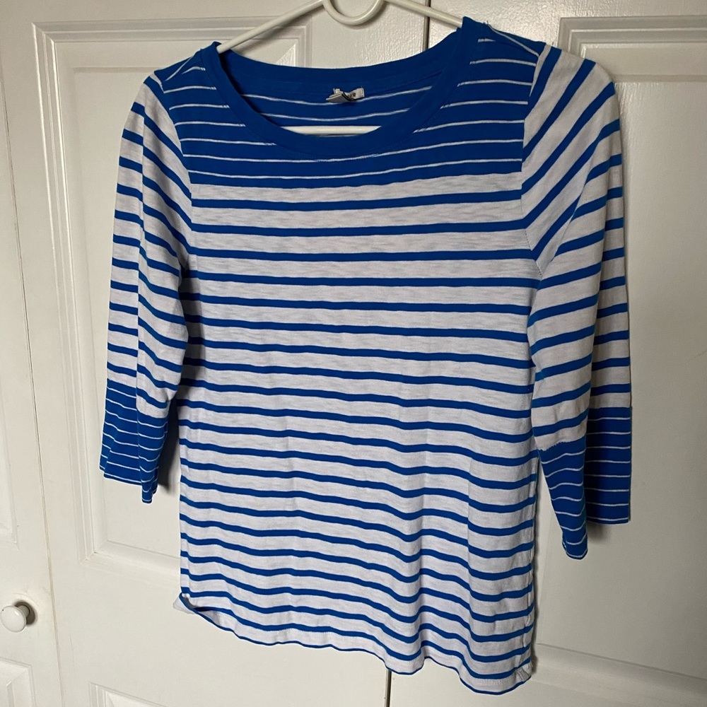 J. Crew 3/4 sleeve boatneck top